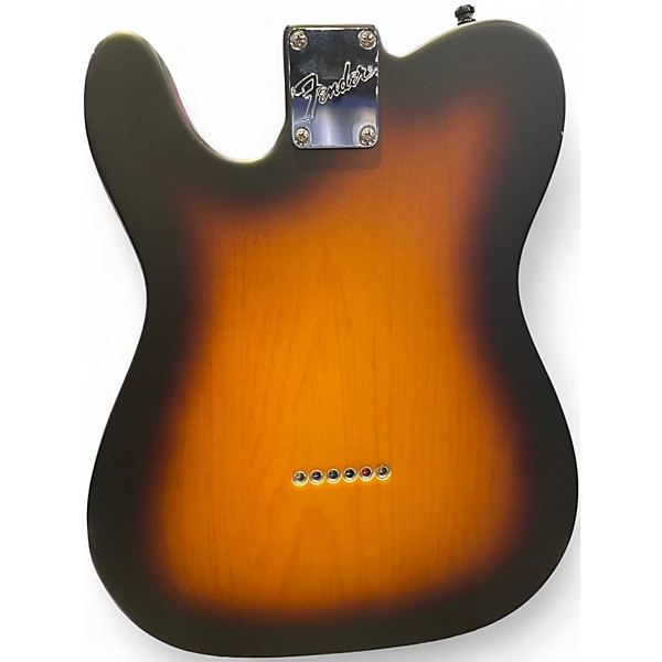 Used Fender Limited Edition American Performer Timber Telecaster 2 Tone Sunburst Solid Body Electric Guitar