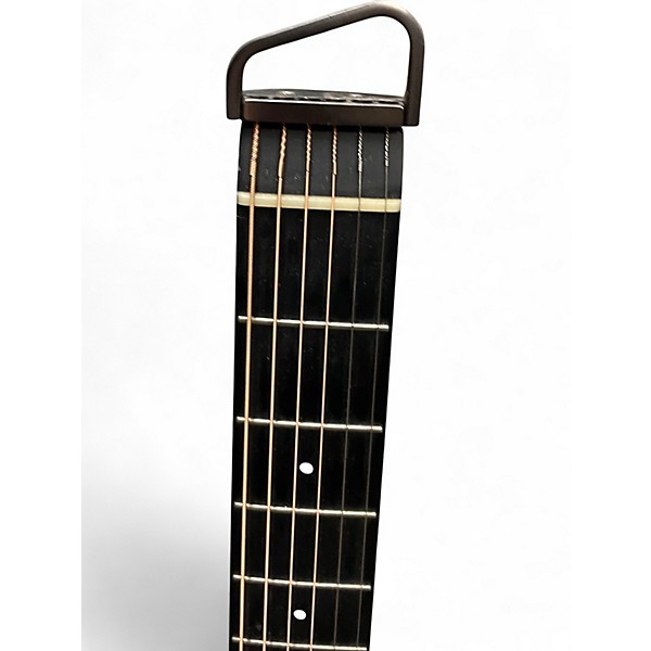 Used Donner HUSH-1 Black Acoustic Electric Guitar