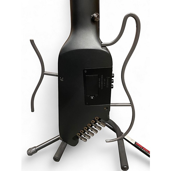 Used Donner HUSH-1 Black Acoustic Electric Guitar