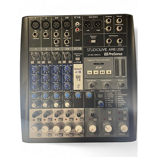 Used PreSonus STUDIO LIVE AR8 Digital Mixer