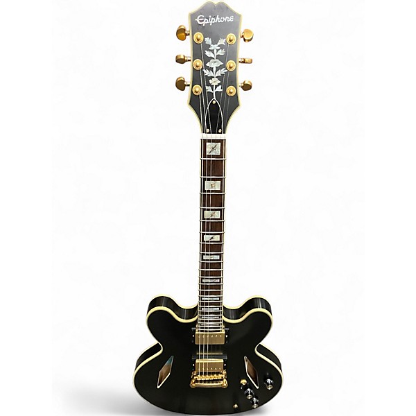 Used Epiphone Emily Wolfe Sheraton Black Hollow Body Electric Guitar