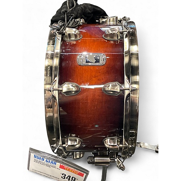 Used Mapex 13X7 Black Panther Premium Snare RED BLACK BURST Drum
