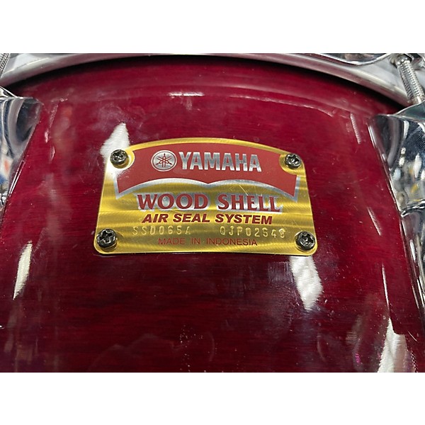 Used Yamaha 14in Wood Shell Red Drum