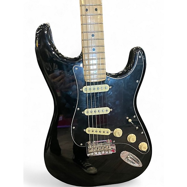 Used Fender Player Stratocaster Black Solid Body Electric Guitar