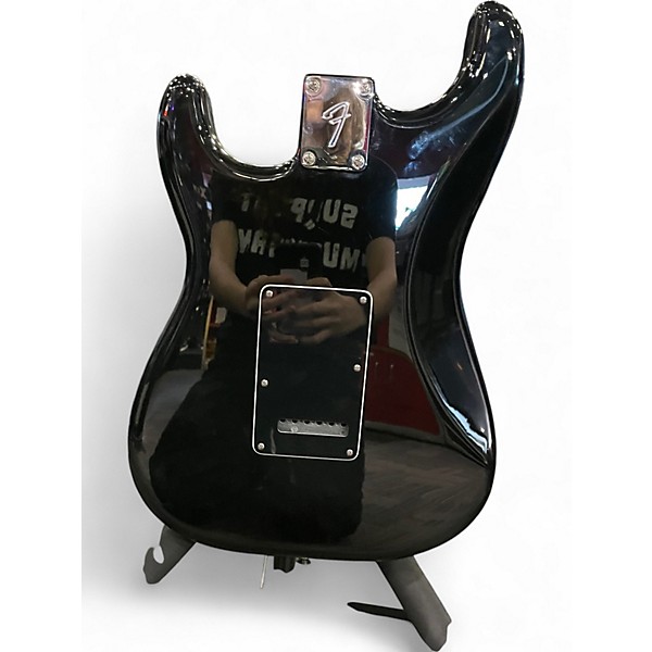 Used Fender Player Stratocaster Black Solid Body Electric Guitar