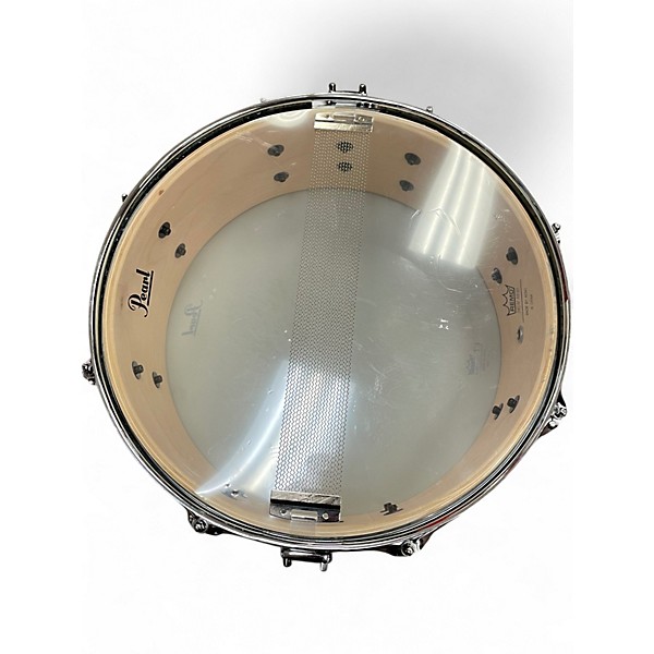 Used Pearl 14in Limited Edition Snare Silver Oyster Pearl Drum