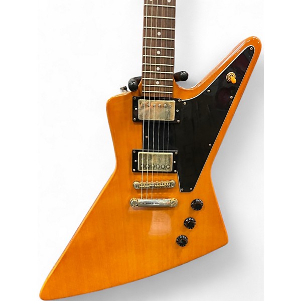 Used Epiphone Korina 1958 Explorer Aged Natural Solid Body Electric Guitar