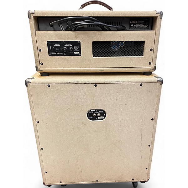 Used Crate Vintage Club 50 Stack w/ VC-410E Guitar Stack
