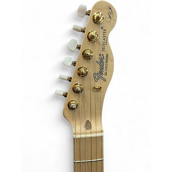 Used Fender Artist Series James Burton Telecaster PAISLEY FLAMES Solid Body Electric Guitar