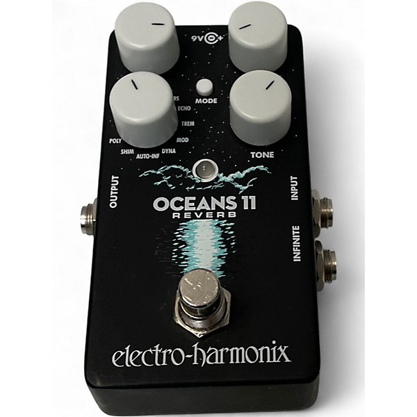 Used Electro-Harmonix Oceans 11  Reverb Effect Pedal