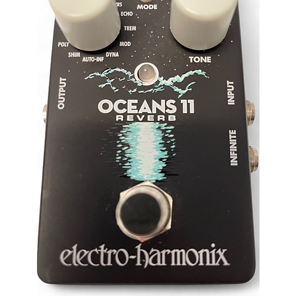 Used Electro-Harmonix Oceans 11  Reverb Effect Pedal