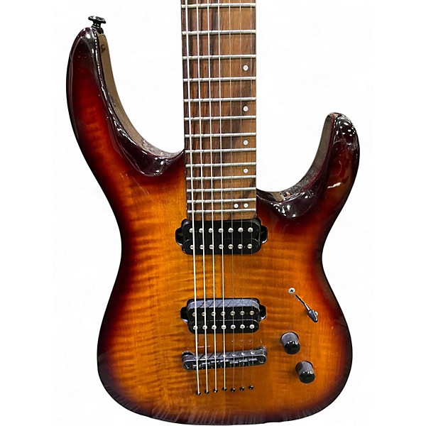 Used Legator Ninja X 7 Sunburst Solid Body Electric Guitar