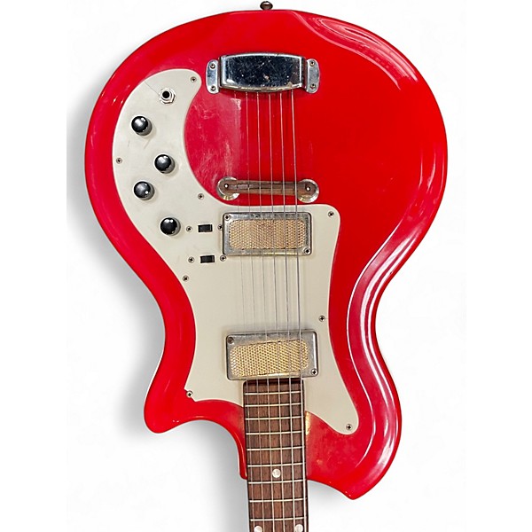 Used Airline Res-0-Glass RED Solid Body Electric Guitar