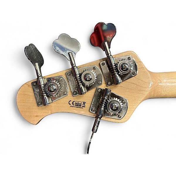 Used Sterling by Music Man SB14 Black Electric Bass Guitar Black