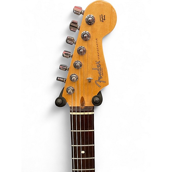 Used 2008 Fender American Standard Stratocaster Inca Silver Solid Body Electric Guitar