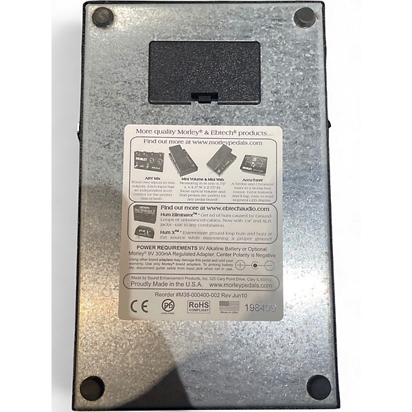 Used Morley PRO SERIES VOLUME PLUS Effect Pedal