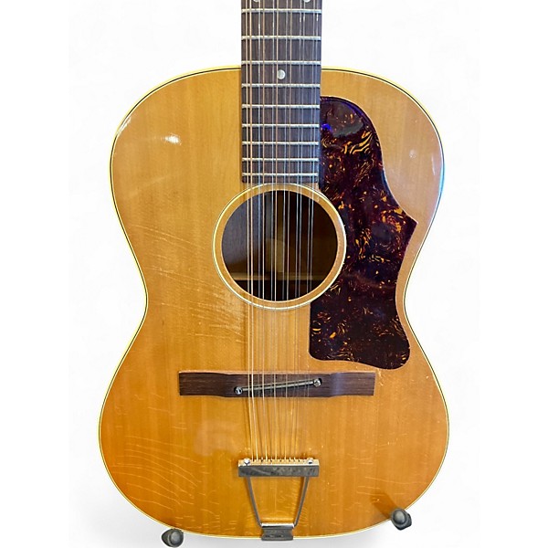 Vintage 1966 Gibson B25-12N Natural 12 String Acoustic Guitar