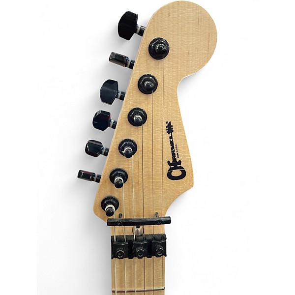 Used Charvel USA Custom San Dimas Style 2 Satin Black Solid Body Electric Guitar