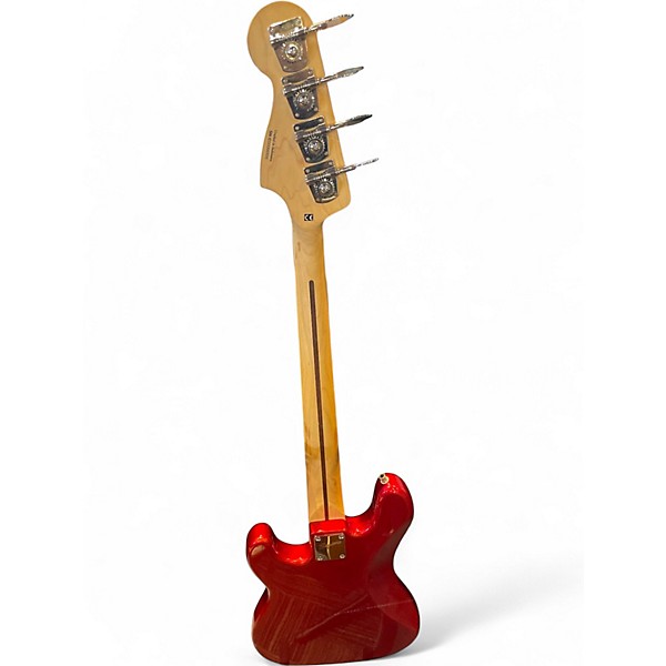 Used Squier Precision Bass Special Candy Apple Red Electric Bass Guitar