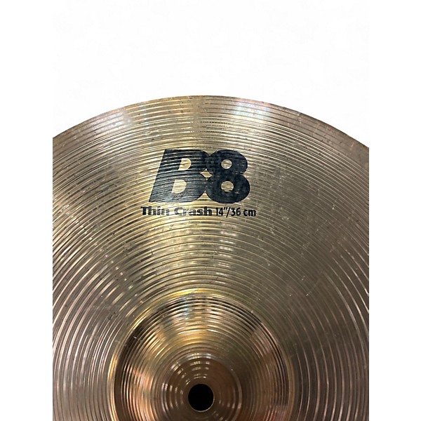 Used SABIAN 14in B8 Thin Crash Cymbal