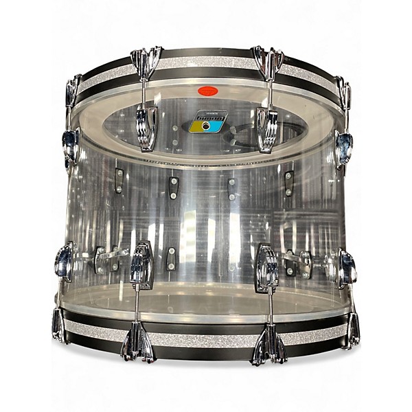 Used 2020s Ludwig 3 Piece Vistalite Clear Drum Kit