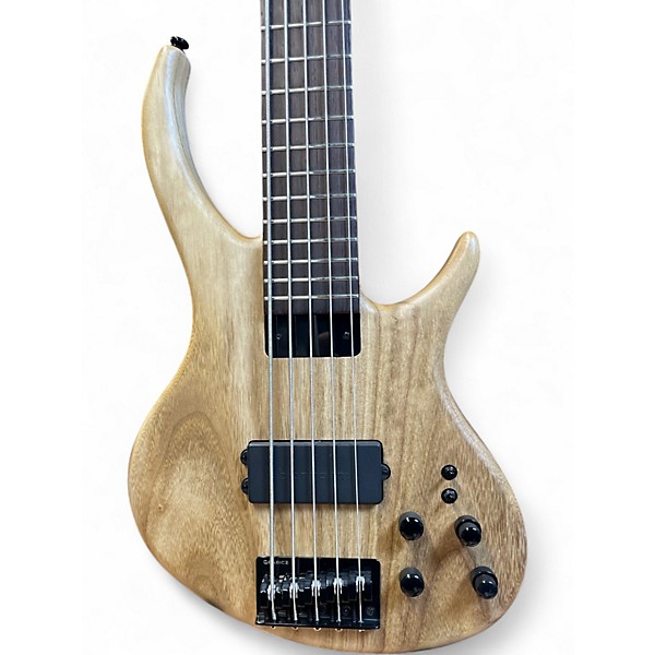 Used Tobias Growler 5 String Natural Electric Bass Guitar