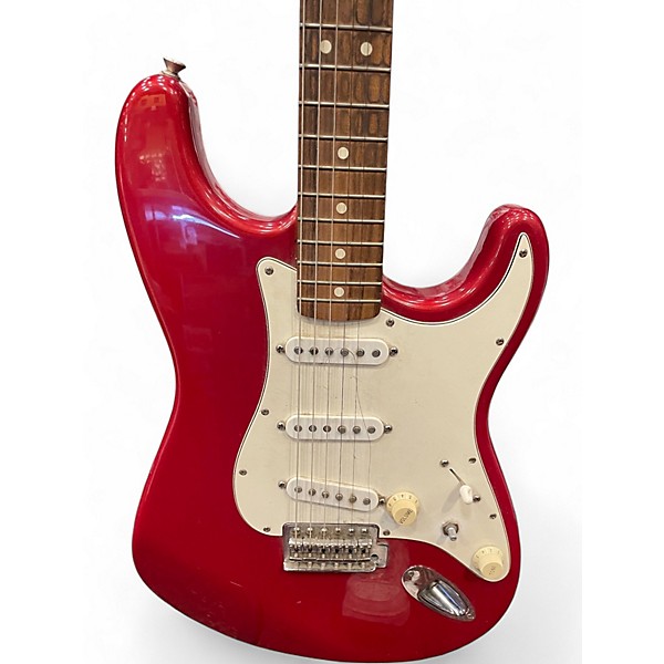Used Fender Stratocaster Red Solid Body Electric Guitar