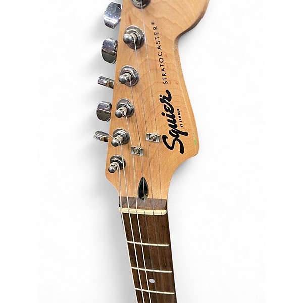 Used Squier STRATOCASTER Seafoam Green Solid Body Electric Guitar