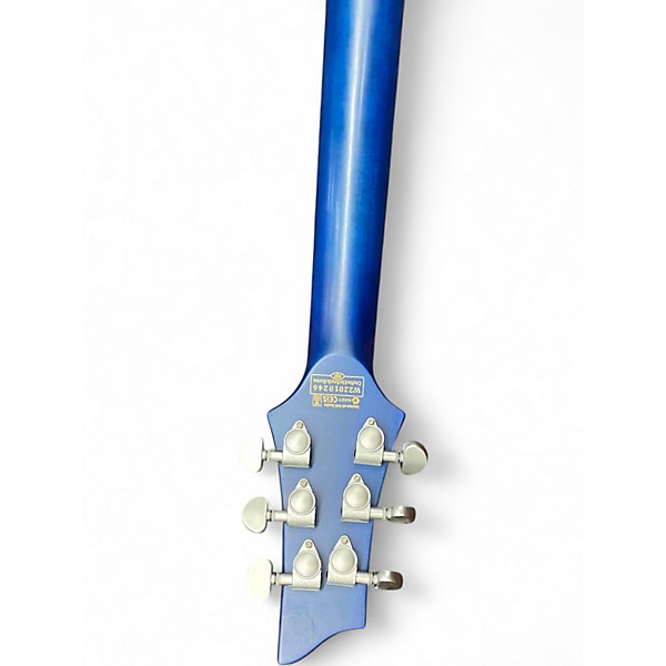 Used 2022 Schecter Guitar Research C1 Platinum Midnight Blue Solid Body Electric Guitar