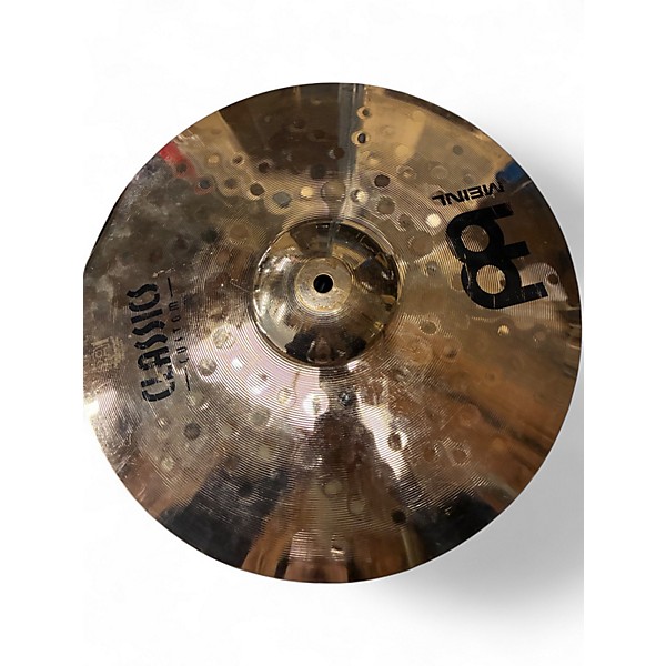 Used MEINL 14in Classic Custom Medium Hi Hat Pair Cymbal