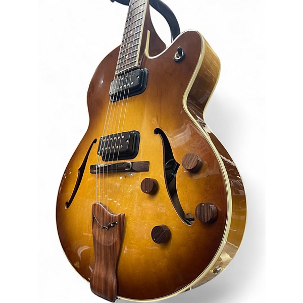 Used Fender D'Aquisto Standard MIJ Sunburst Hollow Body Electric Guitar