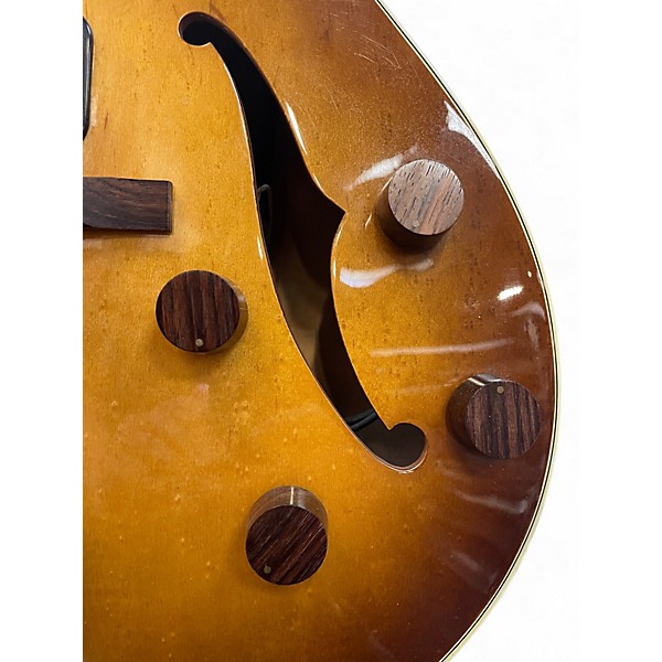 Used Fender D'Aquisto Standard MIJ Sunburst Hollow Body Electric Guitar