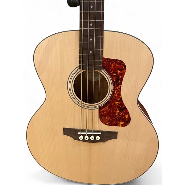 Used Guild B240EF FRETLESS Natural Acoustic Bass Guitar