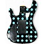 Used Kramer NIGHTSWAN Black/Blue Polka Dot Solid Body Electric Guitar