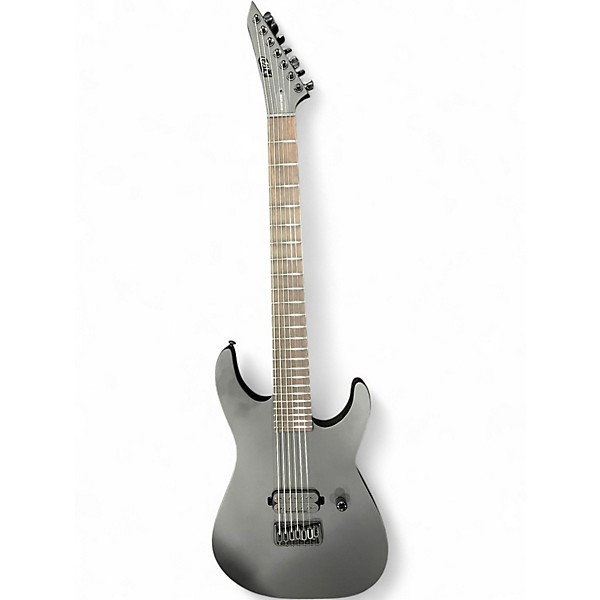 Used ESP LTD Black Metal BLACK Solid Body Electric Guitar