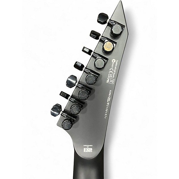 Used ESP LTD Black Metal BLACK Solid Body Electric Guitar