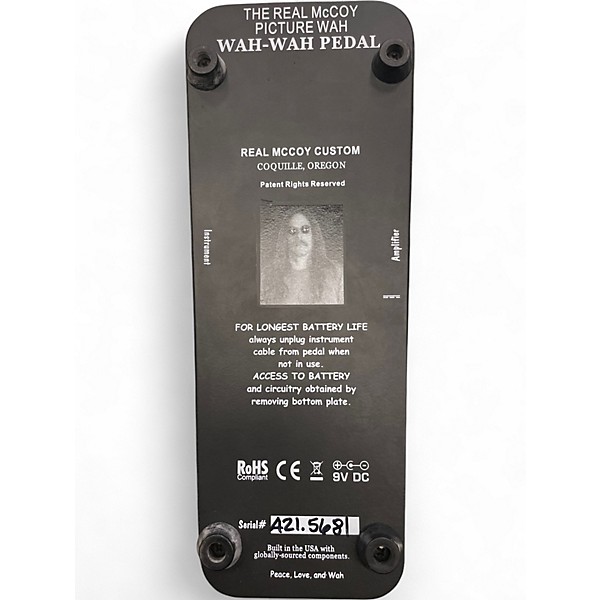 Used Real McCoy Custom PICTURE WAH Effect Pedal