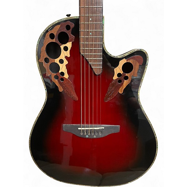 Used Ovation CC44 CELEBRITY Black Acoustic Electric Guitar