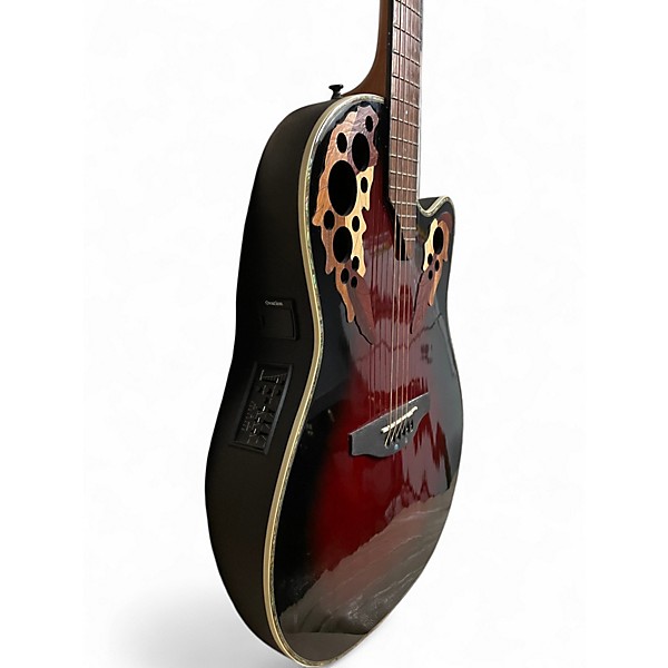 Used Ovation CC44 CELEBRITY Black Acoustic Electric Guitar