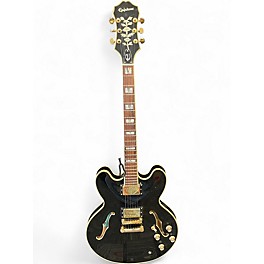 Used Epiphone Sheraton II Black Hollow Body Electric Guitar