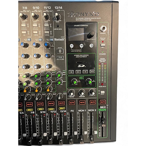 Used Mackie Oynx 12 Powered Mixer