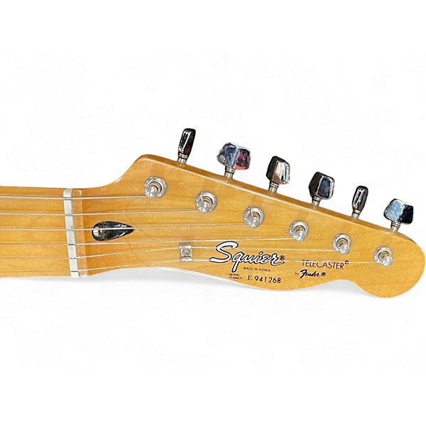 Used Squier Standard Telecaster White Solid Body Electric Guitar