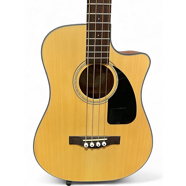 Used Fender CB100ce Natural Acoustic Bass Guitar
