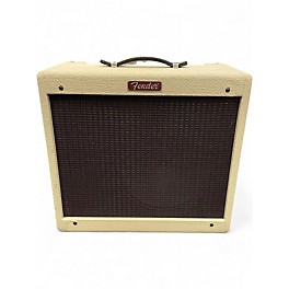 Used Fender Blues Junior 15W 1x12 Limited Edition Blonde/Oxblood Tube Guitar Combo Amp