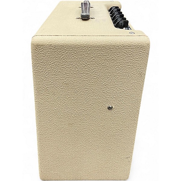 Used Fender Blues Junior 15W 1x12 Limited Edition Blonde/Oxblood Tube Guitar Combo Amp