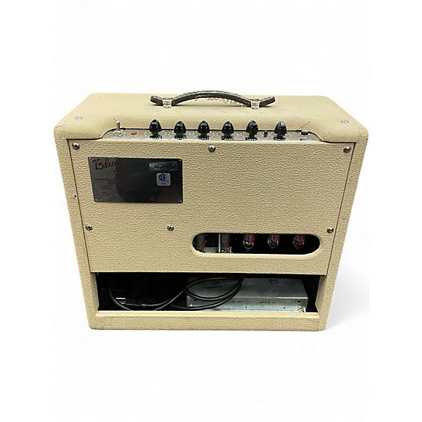 Used Fender Blues Junior 15W 1x12 Limited Edition Blonde/Oxblood Tube Guitar Combo Amp