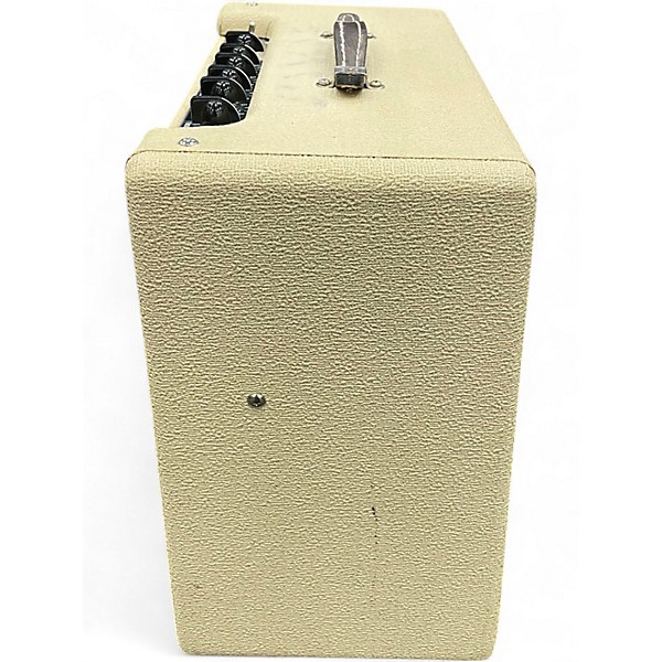 Used Fender Blues Junior 15W 1x12 Limited Edition Blonde/Oxblood Tube Guitar Combo Amp