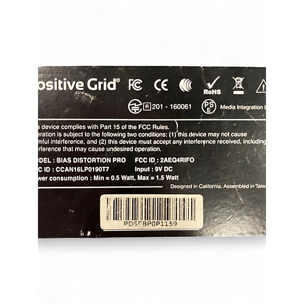 Used Positive Grid BIAS DISTORTION Effect Processor