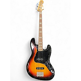 Used Fender Classic Series '70s Jazz Bass 3 Tone Sunburst Electric Bass Guitar