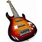 Used Carvin LB76 QUILT TOP 3 Tone Sunburst Electric Bass Guitar
